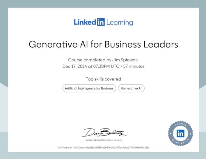 Generative AI for Business Leaders